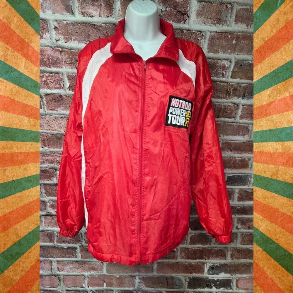 Men's HOTROD Power Tour 2015 Windbreaker Jacket Medium